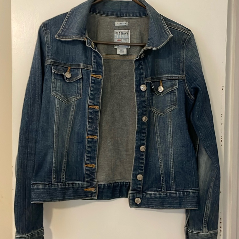 Old Navy stretch jean jacket Small